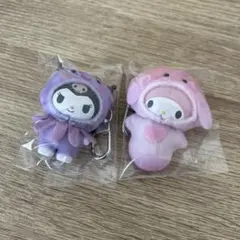 【最終お値下げです‼️】サンリオ ちびっとも うみのいきもの マイメロ　クロミ