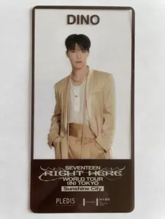 SEVENTEEN Dino/THE 8（ディノ/ディエイト）のしおり（非売品）