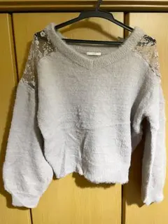 レースニットトップスのサムネイル