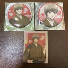 銀魂 吉原大炎上 ロフト 缶バッジ 特典ステッカー 沖田総悟