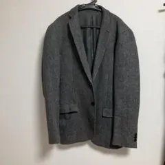 ユナイテッドアローズグリーンレーベルリラクシング ツイードジャケット グレー M