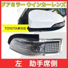 ドアミラー ウインカーレンズ 左 助手席 トヨタ アクア サイドミラー 汎用のサムネイル