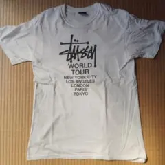 Stüssy ワールドツアー Tシャツ M ホワイト