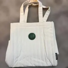 スターバックス キルティングトートバッグ ホワイト