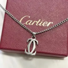 美品】Cartier カルティエ ダブルシー チャーム&ネックレス - メルカリ