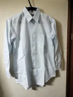 人気　ライトブルー 長袖　ワイシャツ