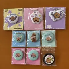 BT21 SHOOKY 缶バッジ チャーム 9点セット
