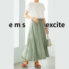 ♦️最終値下げemsミント プリーツロングスカートMのサムネイル