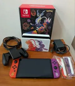 C*n様 Nintendo Switch 有機EL スカーレット・バイオレットエ