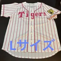 阪神タイガース　白ピンク　プリント　ユニフォーム　Lサイズ