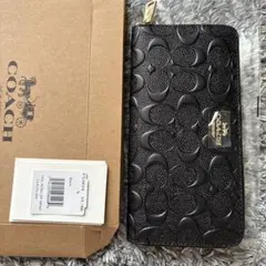 新品・未使用コーチCOACH イチゴ柄 長財布 茶色ブラウン | Mercari