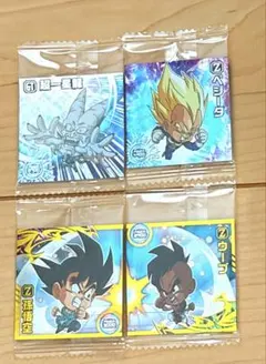 ドラゴンボール 超戦士シールウエハース 超絶感謝の十周年　4枚まとめ売り