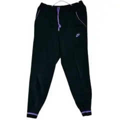 NIKE ナイキ 90s ジョガーパンツ 黒紫 スウェット ヴィンテージジャージ