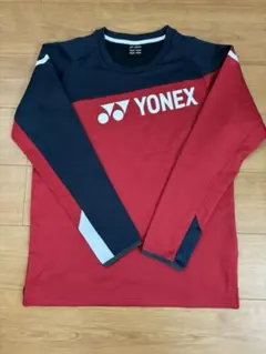 YONEX 長袖TシャツLサイズ 赤/紺