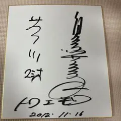 ポルノグラフィティ 直筆サイン色紙 - メルカリ