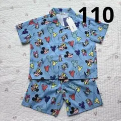 新品⭐︎ディズニーミッキー　ミニー　ドナルド　半袖セットアップ　110 夏