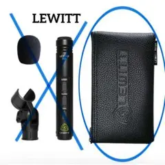 LEWITT 로고 마이크 백 - 쿠션 파우치 - 블랙