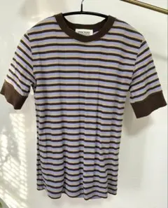 【K．K 】INSCRIRE ボーダーカットソー　M INSCRIRE（アンスクリア）の「【INSCRIRE /アンスクリア】Border