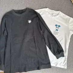 DESCENTE & ASICS 長袖シャツセット　バボちゃんtシャツ