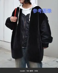 【etsinta/エシンタ】ファー切替ジャケット　チャオパニックティピー