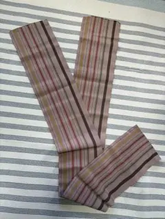 ストライプデザインの半幅帯