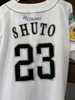 新品☆2026ソフトバンクホークス周東佑京選手レプリカユニフォームM