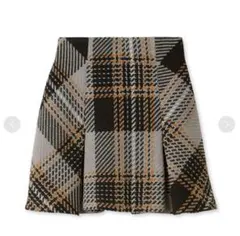 snidel ロービングチェックミニスカート GRY サイズ 0