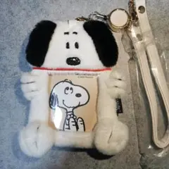 スヌーピー パスケース 台湾 台北 スヌーピー展 定期入れ リール付き レア