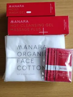 マナラ ホットクレンジングゲル200g モイストウォッシュゲル120ml セット