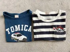 petit main パウパトトップス　トミカパトカーセット　100サイズ