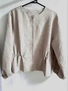 ジャケット ノーカラー