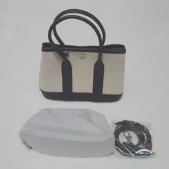 トートバッグ　キャンパス生地　25 ブラック　新品未使用　Mal. レレレさん