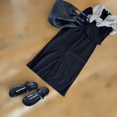 値下げ シップス SHIPS 黒 サンダル