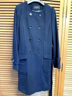 年末まで最終値下げ☆ネイビー ダブルブレスト コート