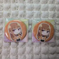 カラフルピーチえと　缶バッジ2023