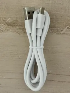 USB-A to USB-C 充電ケーブル ホワイト