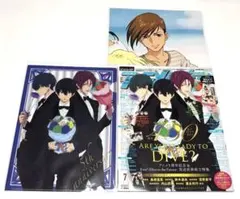 映画 Free! FS 桐嶋郁弥 缶バッジ クリアファイル ノート コマフィルム