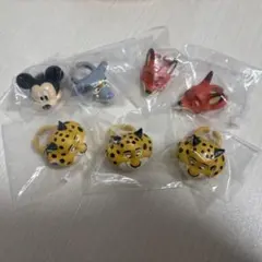 ズートピア ガチャガチャ リング 7個セット売り