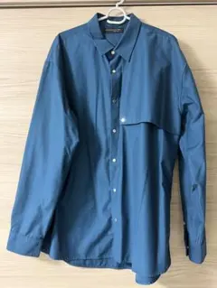 CONFIRM 長袖シャツ ブルー Lサイズ