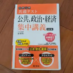 大学入学共通テスト公共,政治・経済集中講義