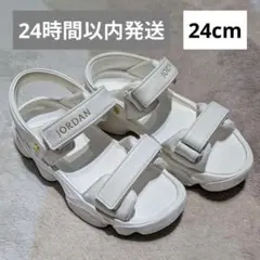 新品 NICAL ニカル ボリュームソールパデッドサンダル 厚底 L 24.5