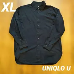 UNIQLO U ブラック 長袖シャツ XL