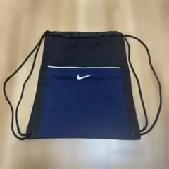 NIKE 白タグ90s レトロ ナップサック ネイビー×ブラック Y2K テック 