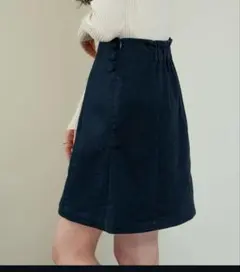 hinari ハイウエストデニムスカート