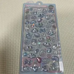 ボンボンドロップシール みずいろボンボン うさぎ 水色