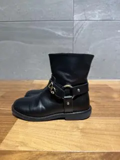 キッズブーツドルチェアンドガッバーナD&G 黒 ブーツ 28