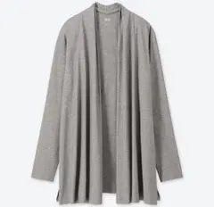 新品 UNIQLO エアリズムUVカットシームレスストールカーディガン　グレーL