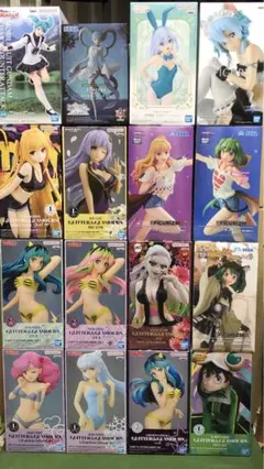 只今ゲリラセール中　プライズ景品　美少女　うる星やつら　他　フィギュア　16体