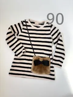 petit main ストライプチュニック 90cm