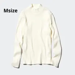 UNIQLOリブハイネックT　Mサイズ